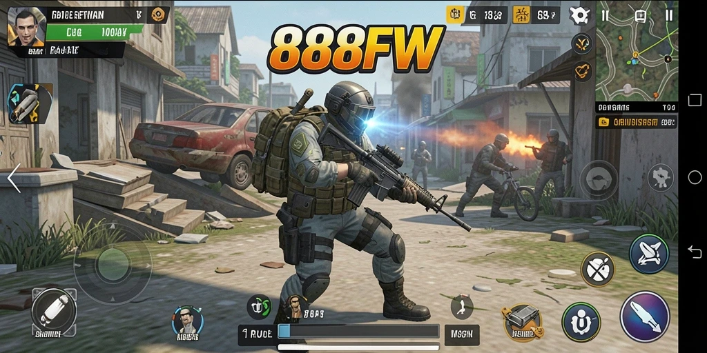 Tampilan gameplay 888FW yang menarik dalam simulasi kehidupan.