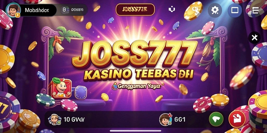 Screenshot utama JOSS777 menampilkan gameplay seru dari permainan Kasino.